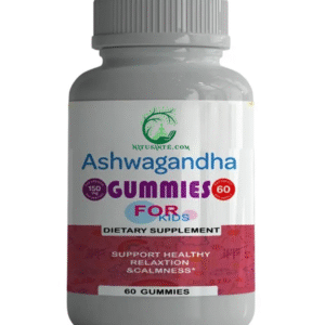 Ashwagandha 150 mg, 60 gummies pour enfants