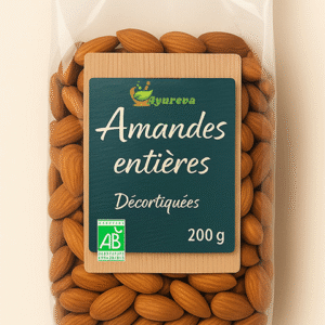Amandes entières décortiquées - bio