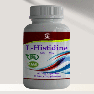 L-Histidine ou Histidine  500 mg,  60 capsules