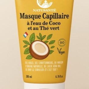 Masque pour tous les cheveux, à l'eau de Coco & Thé vert