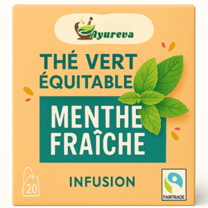 Thé vert équitable Menthe - bio