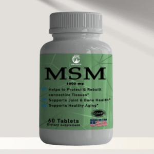 MSM (méthylsulfonylméthane) 1000 mg,  60 tablettes