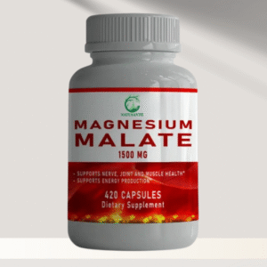 Magnesium Malate  1500 mg,  60 capsules