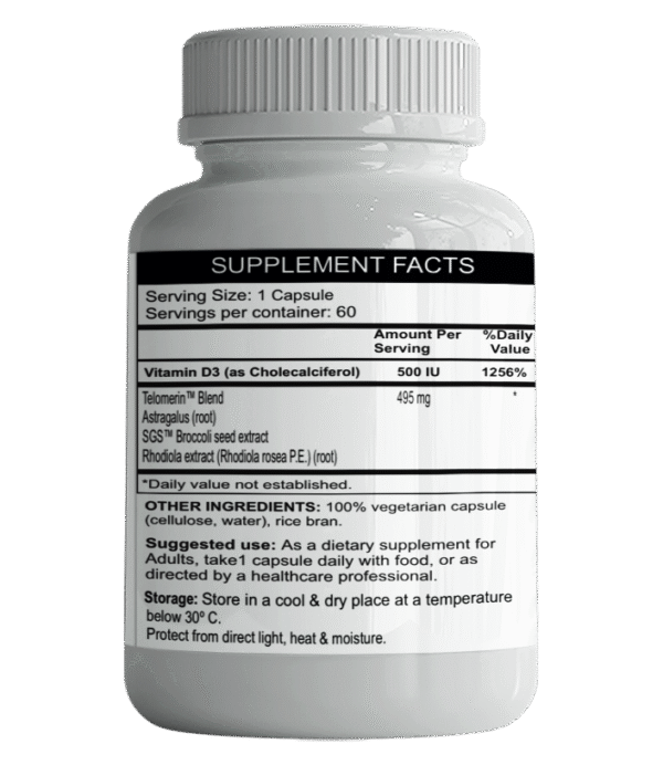 Telomere Pro 60 capsules - Image 2