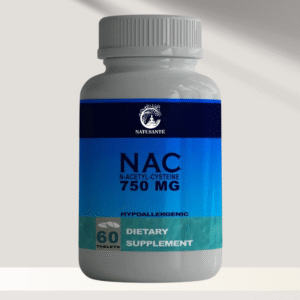 NAC ou N-Acetylcysteine 750 mg,  60 tablets