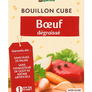 Bouillon de cube boeuf bio dégraissé