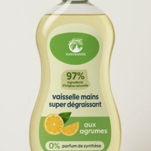 Liquide vaisselle et mains aux huiles essentielles d'agrumes bio