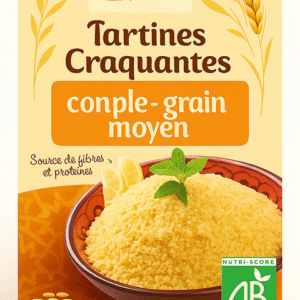Couscous bio complet et grain moyen