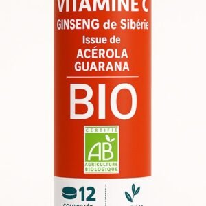 Comprimés vitamine C et Ginseng de Sibérie Acérola