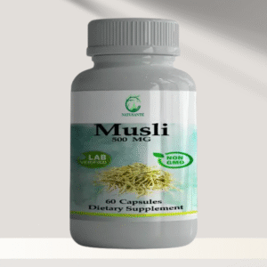 Racine de Musli de Safed  500 mg,  60 capsules