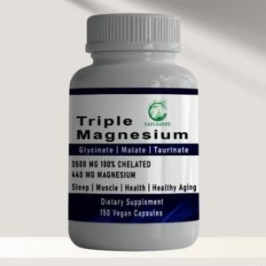 Triple Magnésium Glycinate, Malate, Taurinate, 150 capsules