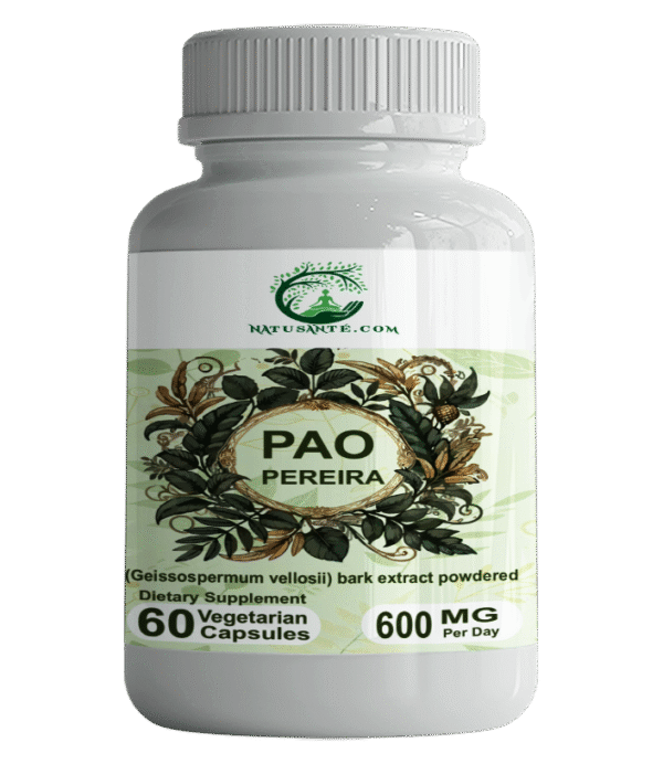 PAO Pereira 600 mg, 60 capsules