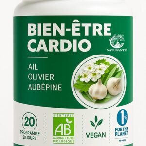 Gélule végétale Cardio Bien-Etre - Aubépine Ail Olivier - bio