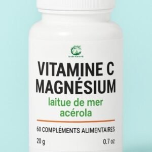Comprimés vitamine C magnésium laitue de mer acérola