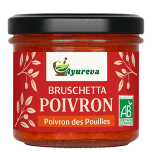Bruschetta poivrons bio
