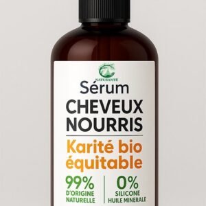 Sérum cheveux nourris Karité bio