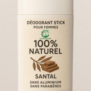 Déodorant Stick pour Femmes 100% Naturel – Santal