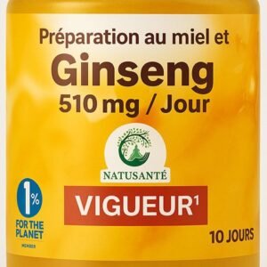 Miel et ginseng vigueur