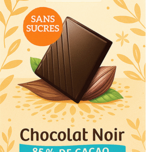 Tablette de Chocolat noir 85% Cacao