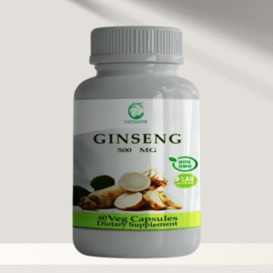 Ginseng  500 mg.  60 capsules