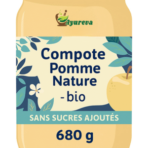 Compote pomme nature - bio