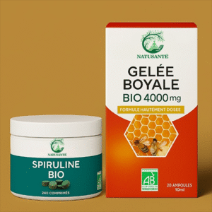 Spiruline Bio + Gelée Royale Bio 4000 mg