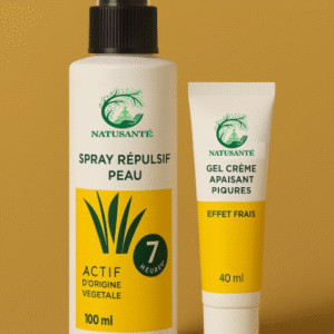 Spray répulsif peau + Gel crème apaisant piqûres