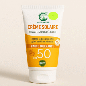 Crème Solaire Visage et Zones Délicates SPF 50